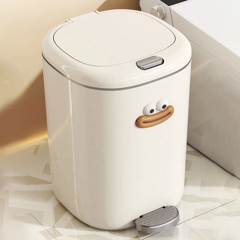 垃圾桶家用2024新款厕所卫生间卧室客厅厨房带盖大号大容量卫生桶