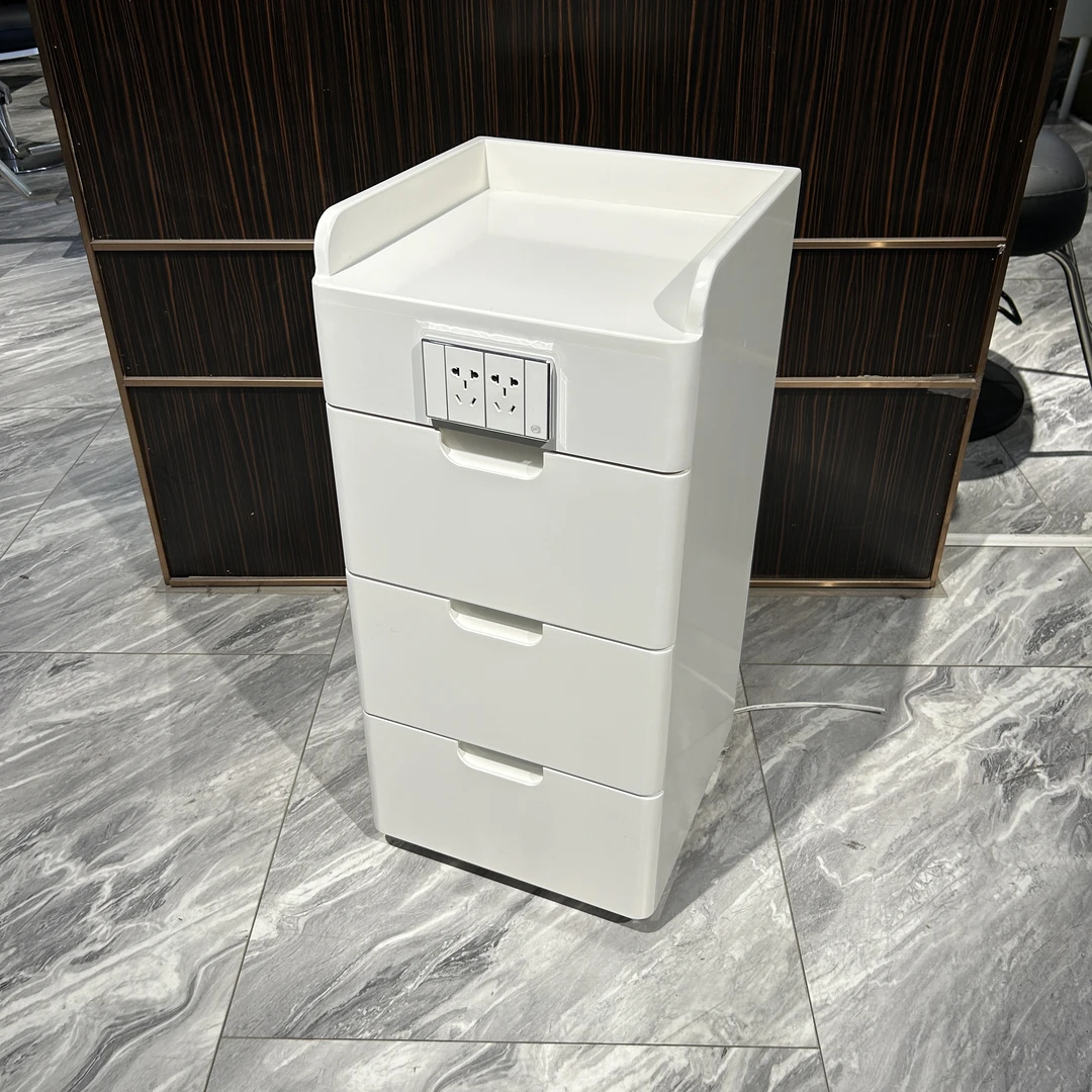 新款理发店置物架剪发烫染台美容院储物柜工具柜发廊专用