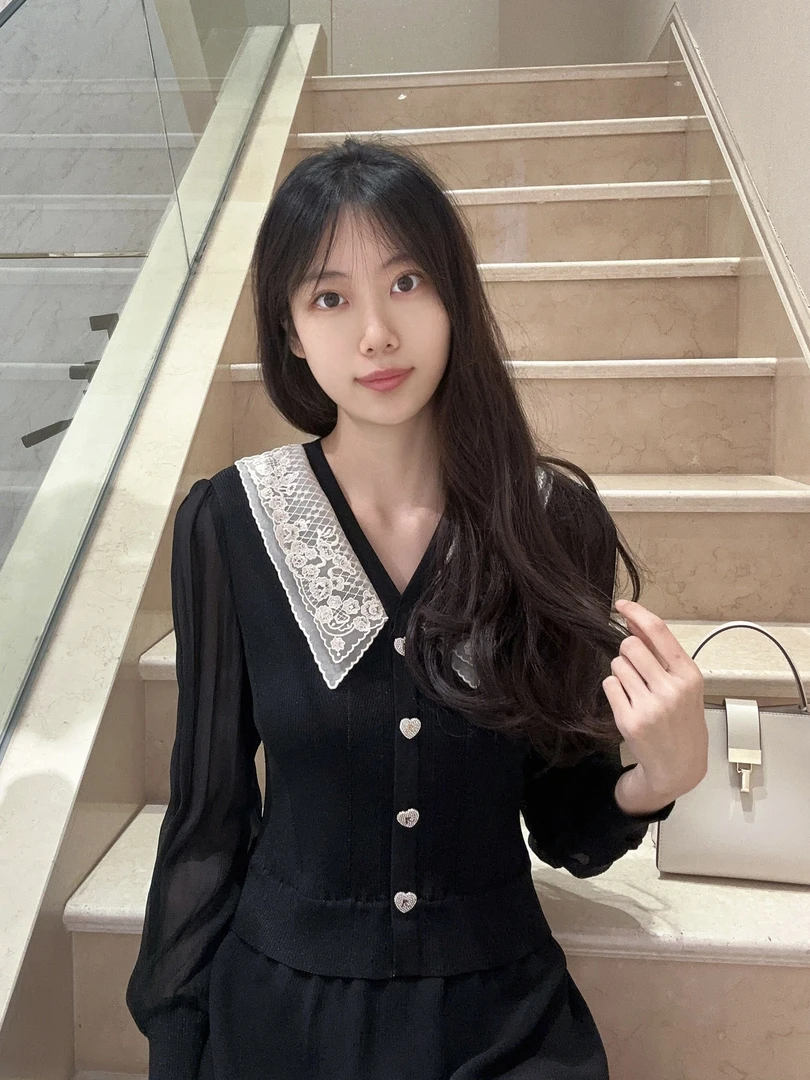 L新款黑色连衣裙