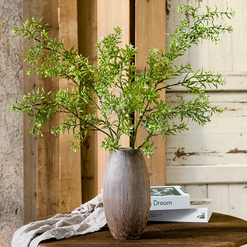 九里香仿真花客厅餐桌塑料绿植假花摆件插花干花装饰花摆设
