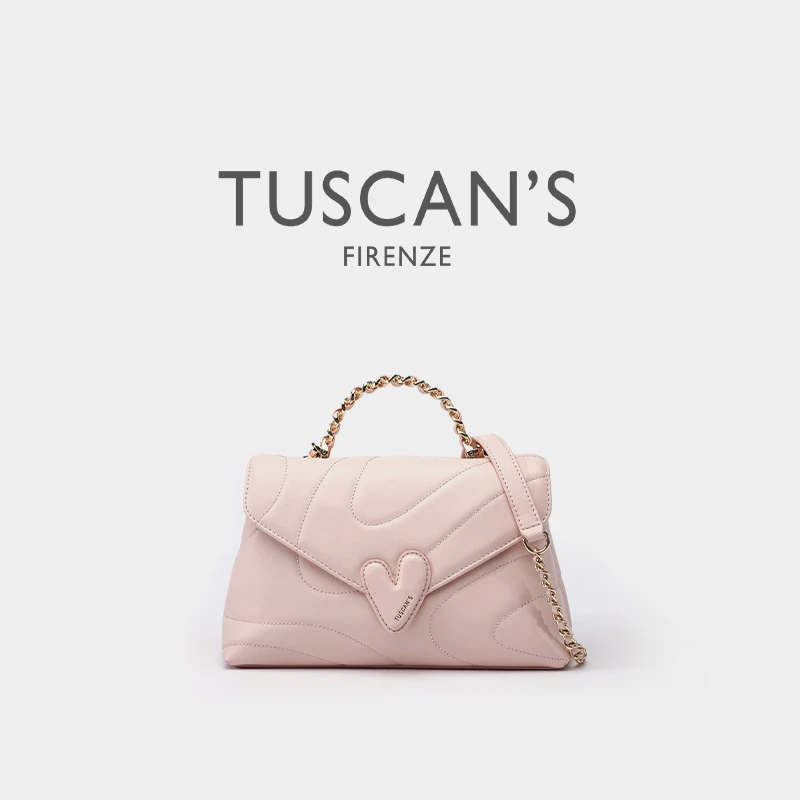 TUSCAN'S【情人节限定】羊皮手提斜挎包线下专柜设计师款TS时代双鱼