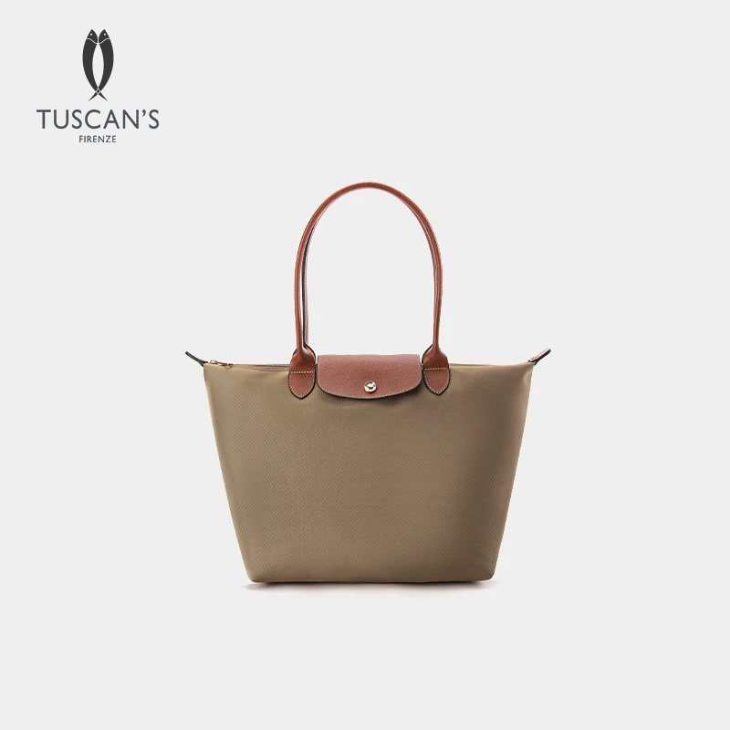 TUSCAN'STUSCANS女士通勤托特包经典简约单肩手提包大容量包
