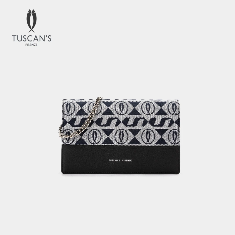 TUSCANS原创新款时尚潮流刺绣花纹女士钱包休闲斜挎包时代集团