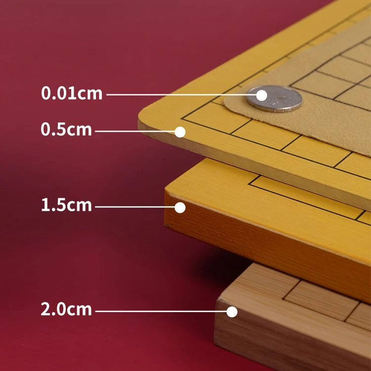 华铃围棋棋盘五子棋棋盘正品成人象棋五子棋二合一棋盘实木高档