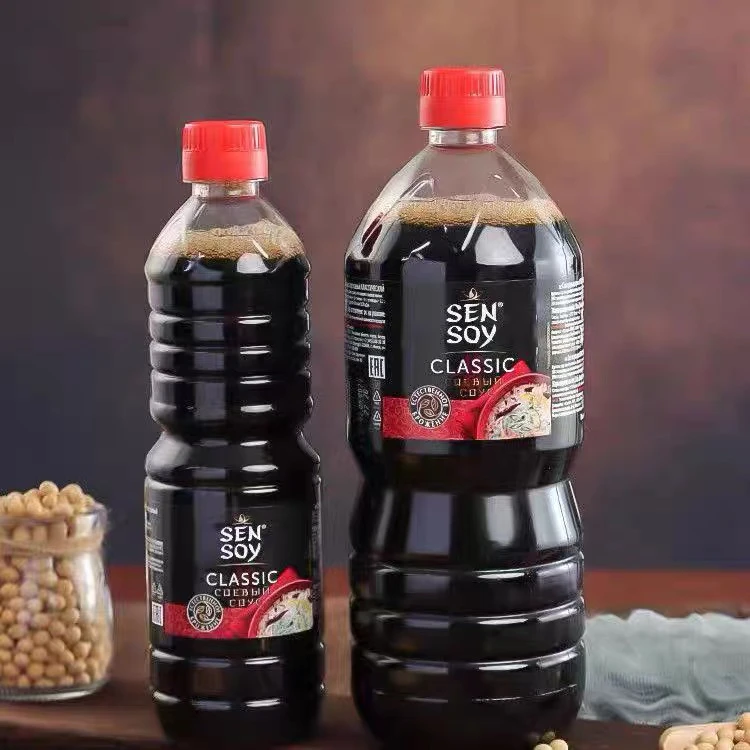 俄罗斯原装进口酱油非转基因酿造酱油1000ml