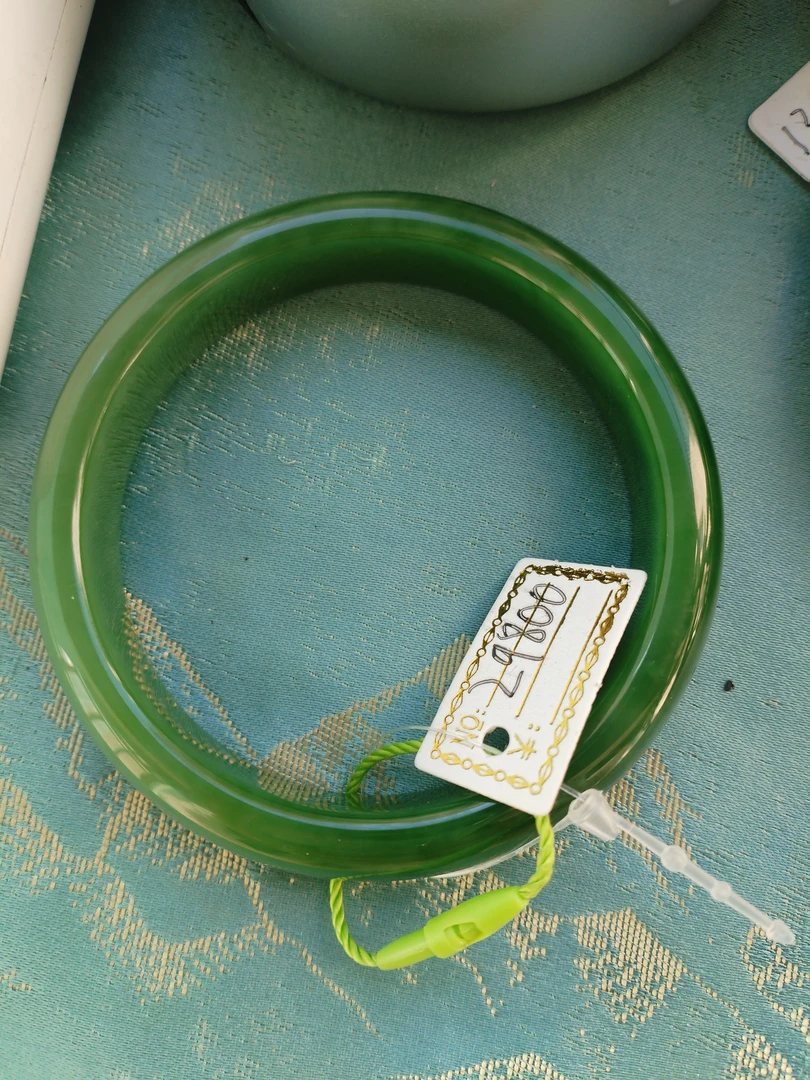 和田玉碧玉手镯精品