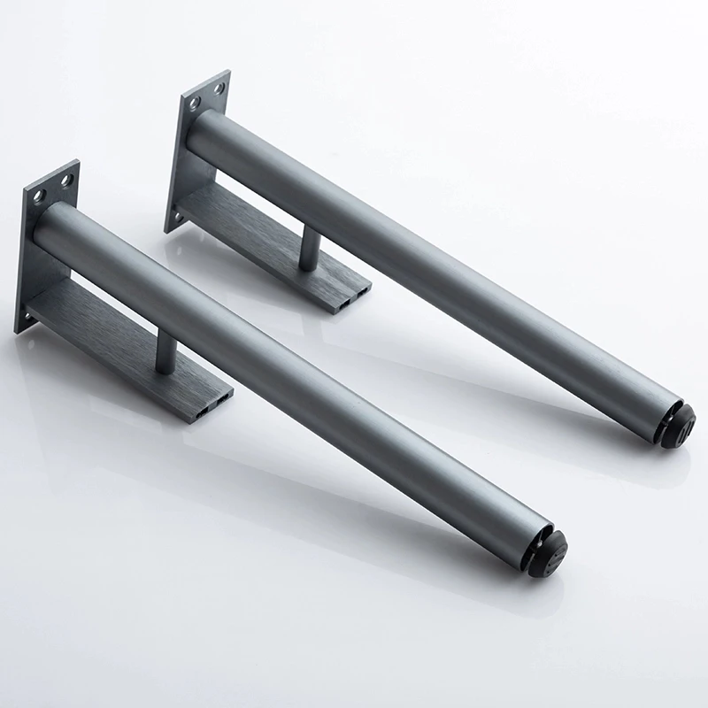 卫浴五金枪灰色浴室柜柜脚洗漱台支撑脚   专用落地式