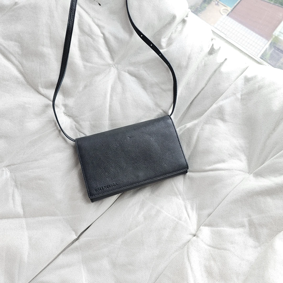 95新 Balenciaga/巴黎世家 805503  巴黎世家黑色woc单肩包