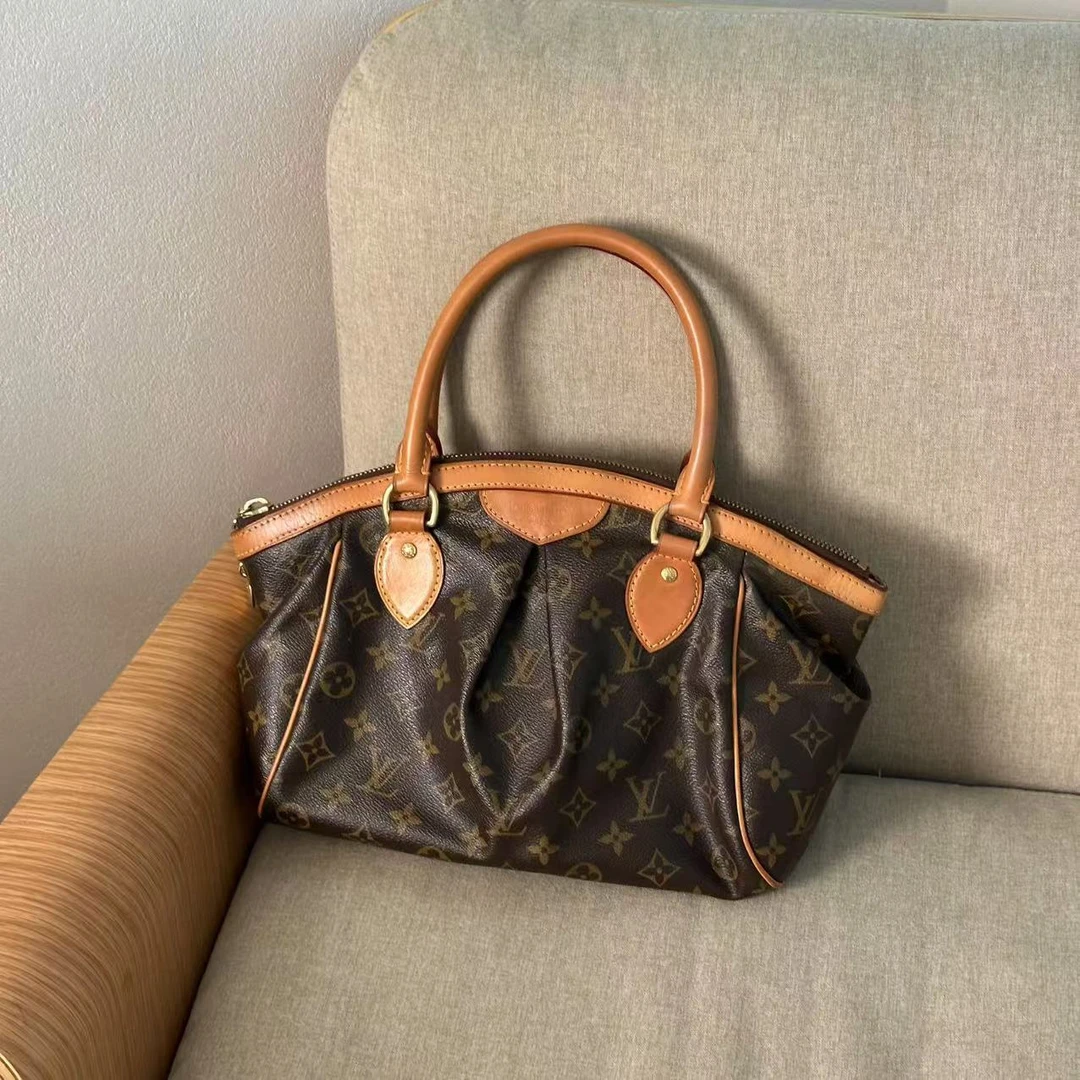 95新 LouisVuitton/路易威登 50611511 lv老花小号饺子手提包