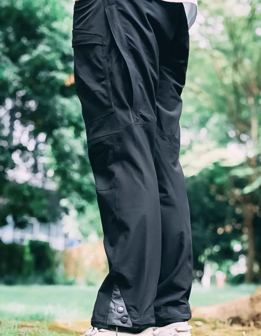 鼠鼠鼠！户外软壳战狼基利冲锋裤防风耐磨多口袋直筒工装裤