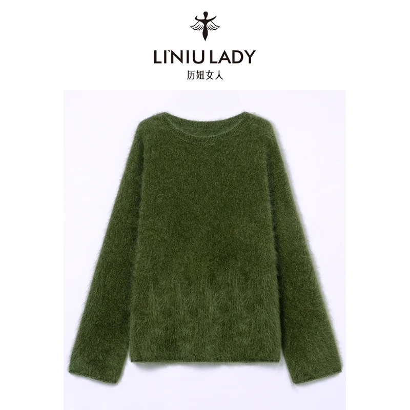 B&G CASHMERE/表哥羊绒情复合链接休闲时尚套头女款山羊绒羊绒衫