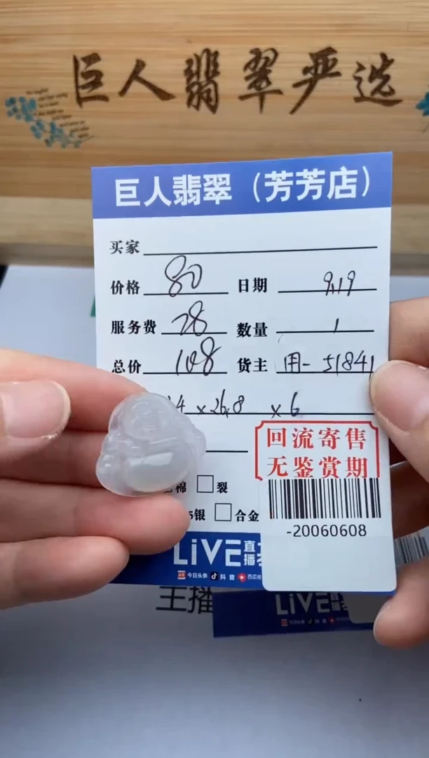 【闪购商品】翡翠颈饰未镶嵌定向-20060608
