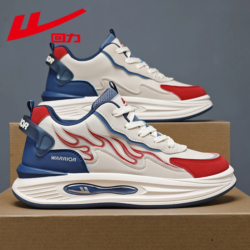 回力官方正版男鞋冬季新款百搭高帮休闲鞋男士潮流时尚运动跑步鞋