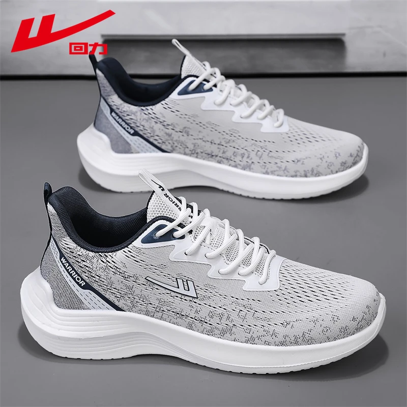 回力官方正版男鞋2024新款轻便软底运动低帮鞋男士防滑耐磨网面鞋