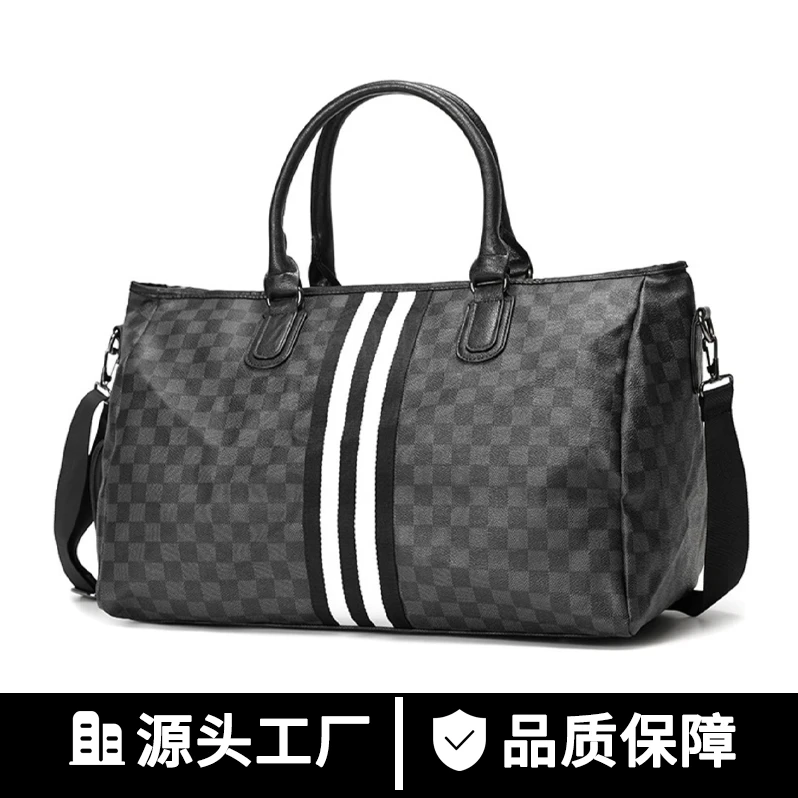 带鞋位大容量时尚健身包 潮流时尚手提包单肩包斜挎包短途旅行包