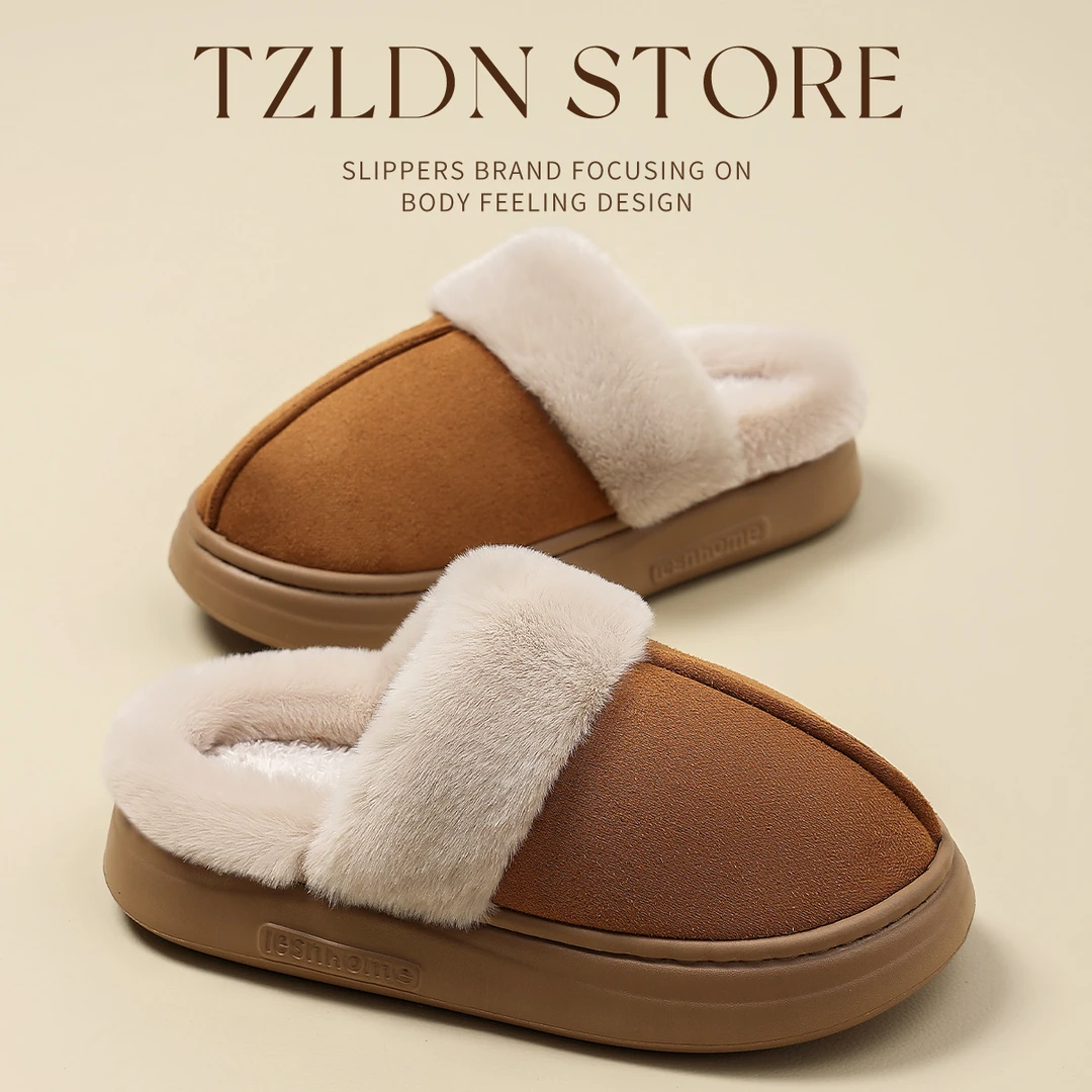 【福利】包头增高棉拖鞋女款秋冬冬天防滑新款厚底勃肯保暖外穿加绒