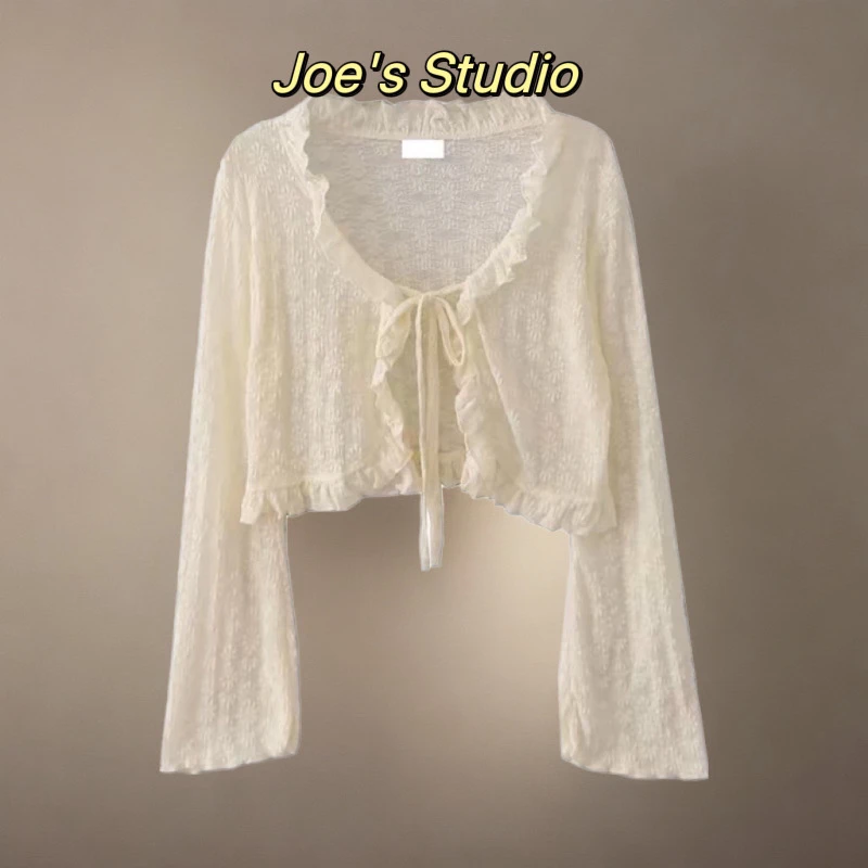 外搭开衫防晒上衣长袖百搭披肩吊带蕾丝时尚气质显瘦