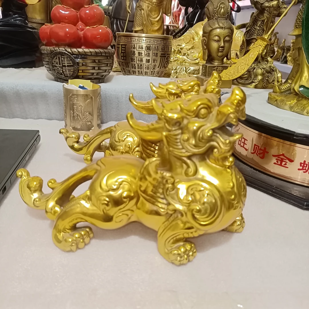 纯铜招财貔貅摆件办公家居