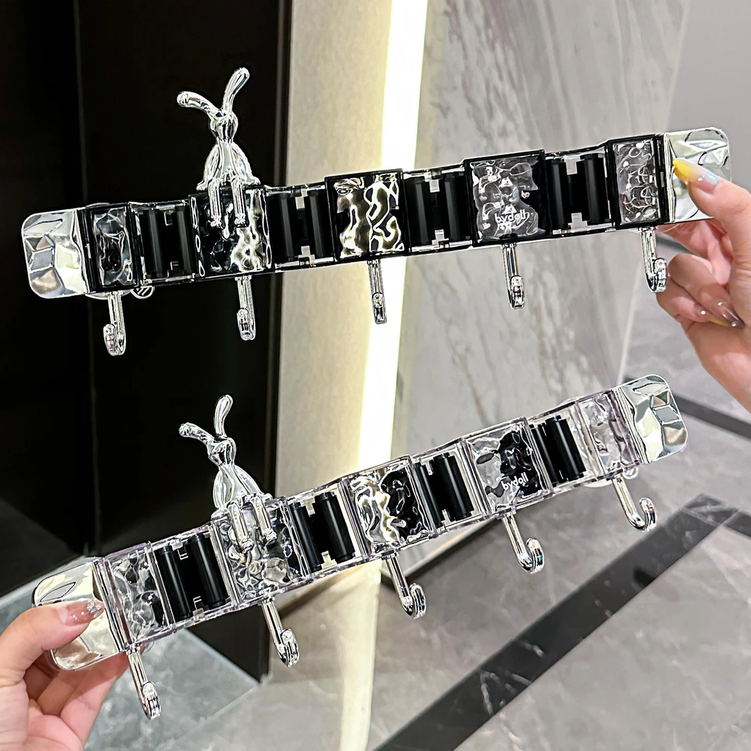 吸盘拖把壁挂夹强力真空免打孔挂钩卫生间浴室门后拖把固定架神器