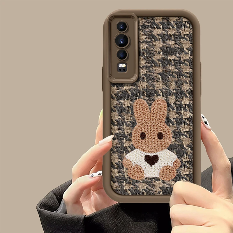 华为P30手机壳爱心兔子可爱高颜值硅胶全包防摔女款软壳ins