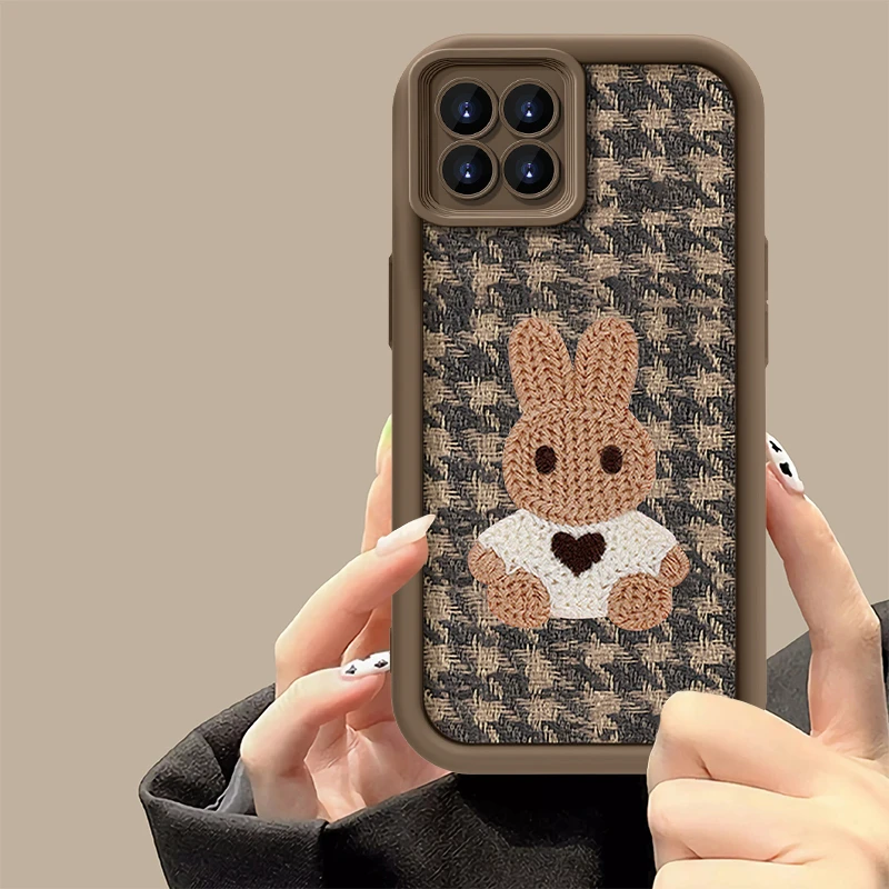 OPPO Reno4se手机壳爱心兔子可爱高颜值硅胶全包防摔女款软壳