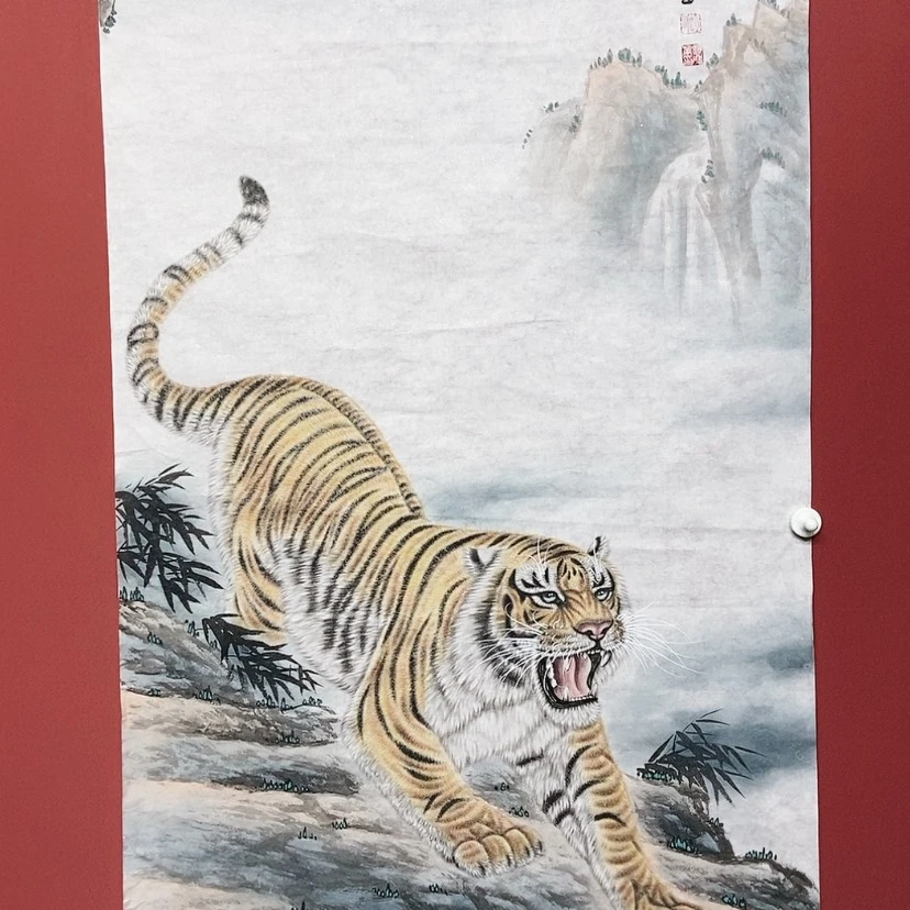 【闪购商品】绘画老虎