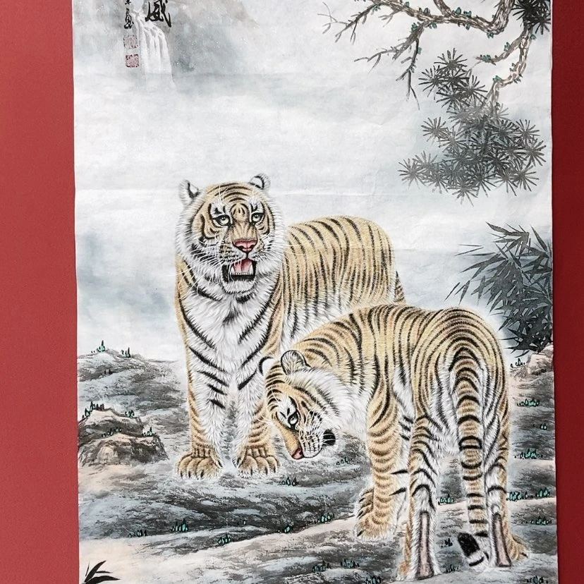 【闪购商品】绘画老虎