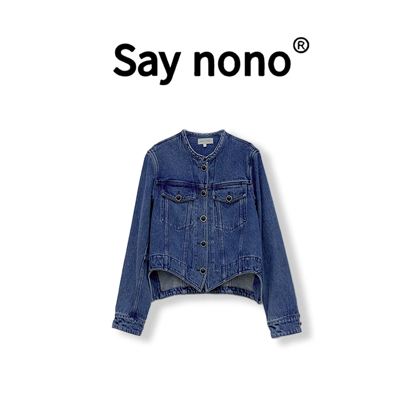 Saynono★WWG-NZ006-2023S新款-女式休闲牛仔外套