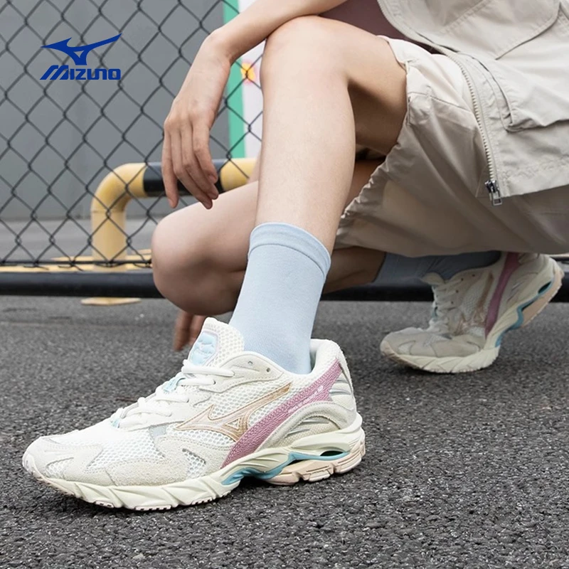 Mizuno/美津浓经典复古风格缓震运动休闲跑鞋WAVE RIDER 10