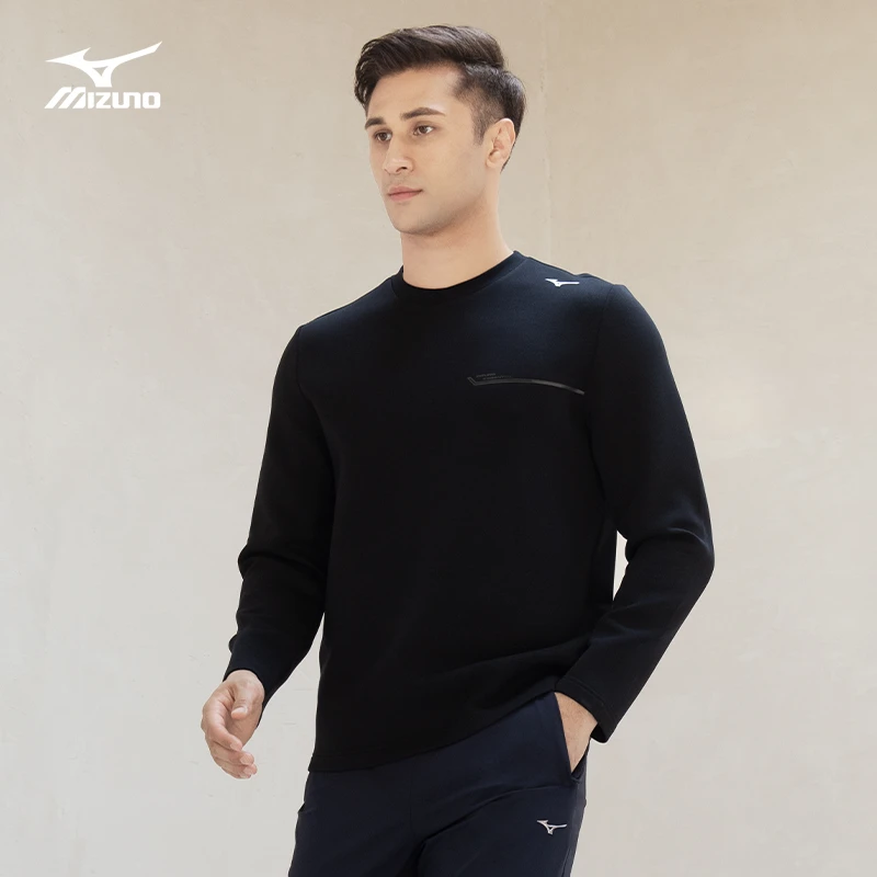 Mizuno/美津浓秋冬男士户外轻商务运动风运动套头衫ESSENTIAL系列