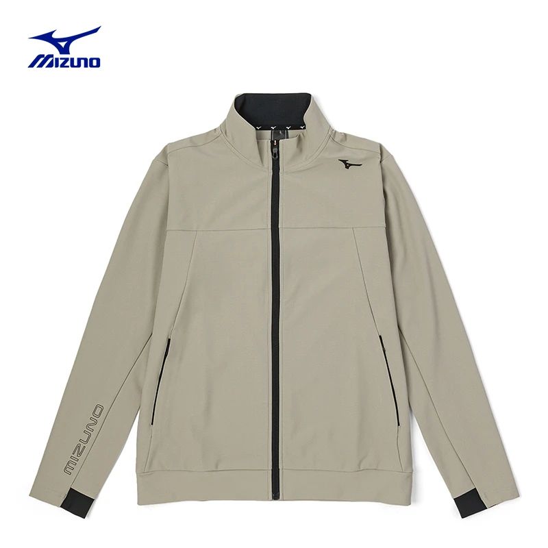 Mizuno/美津浓男23秋季新款开衫宽松百搭ESSENTIAL城市休闲外套
