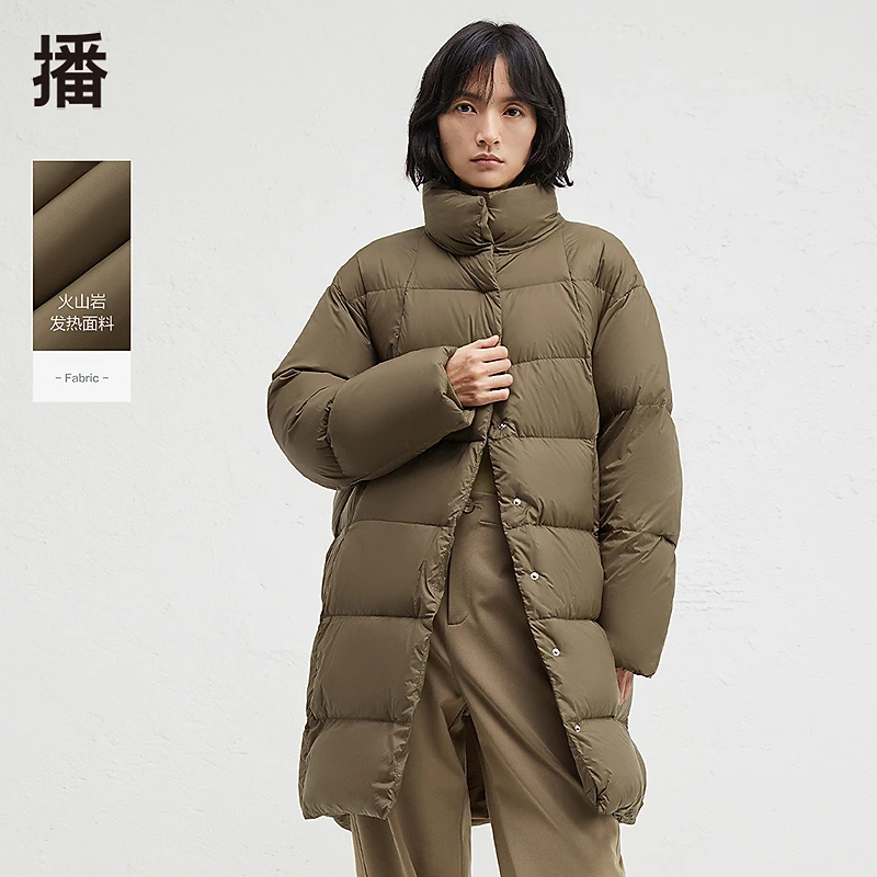 【会员专享】播罗纹密织袖口羽绒服DDR4RD5115