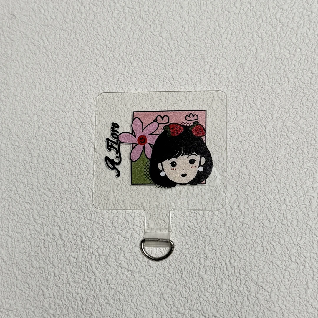 韩国原创设计可爱手机壳挂链贴片