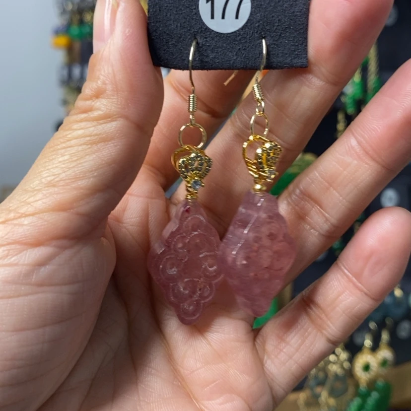 【闪购商品】翡翠耳饰未镶嵌568