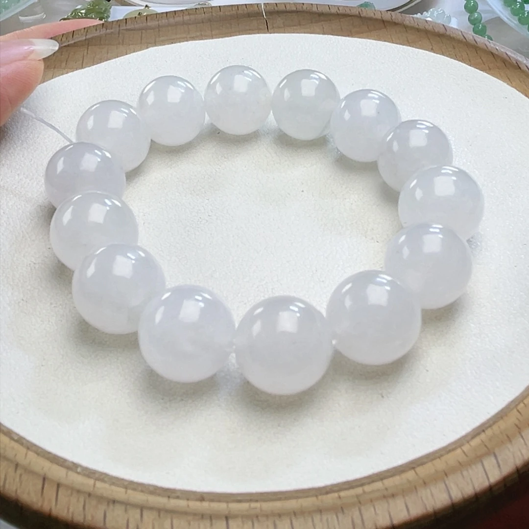 翡翠手串未镶嵌手串15