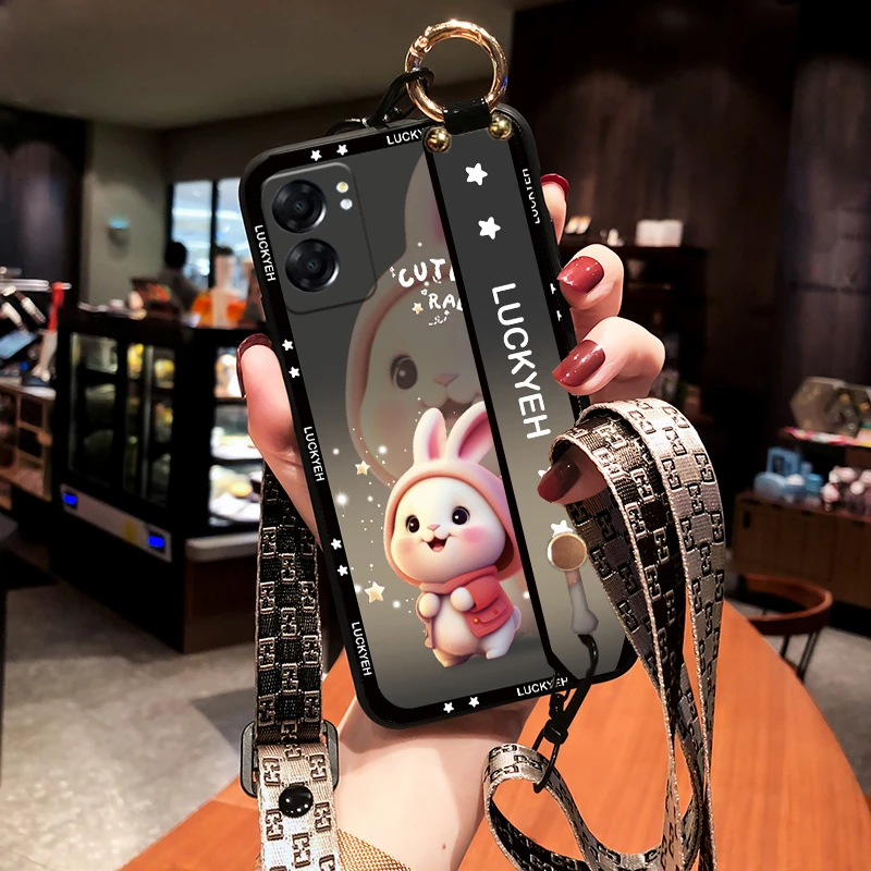 OPPO A58手机壳A57防摔A77全包A1Pro腕带A97斜挎绳A96硅胶女A58X