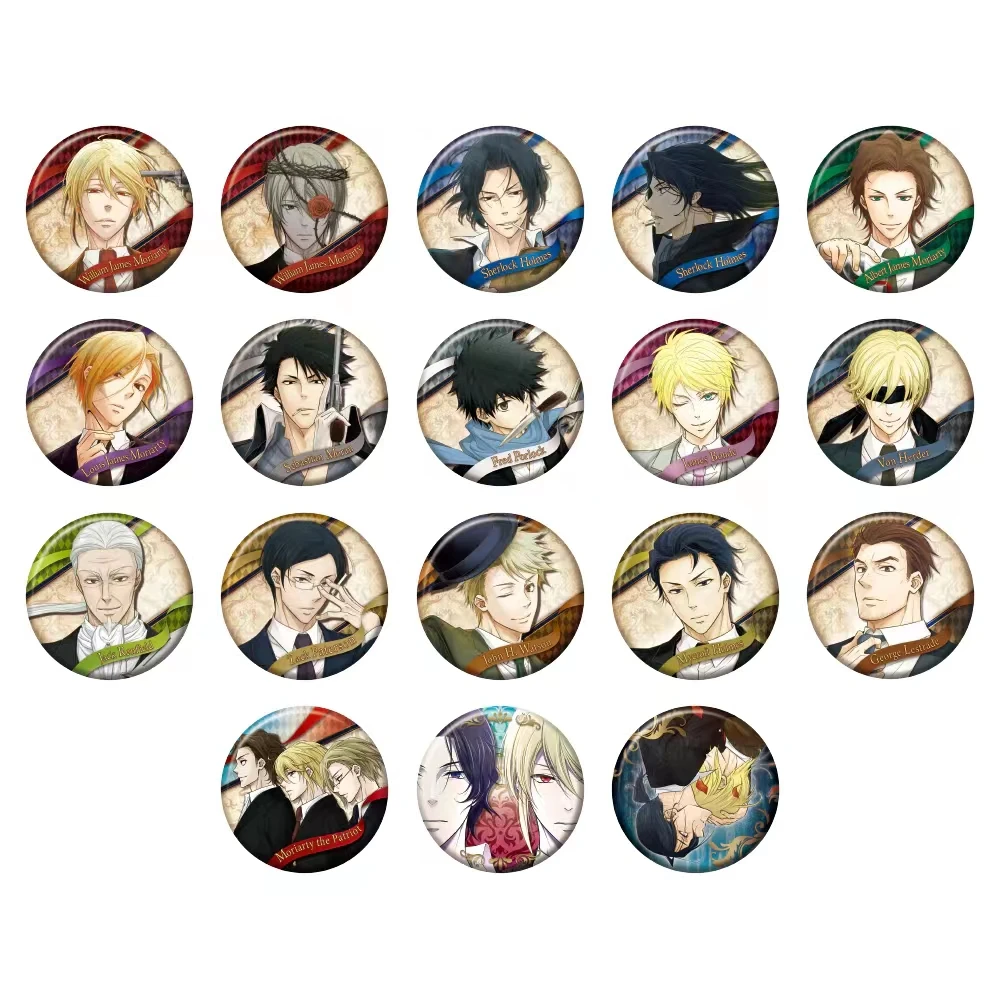 【忧国的莫里亚蒂】JUMP SHOP限定吧唧徽章明信片盲袋