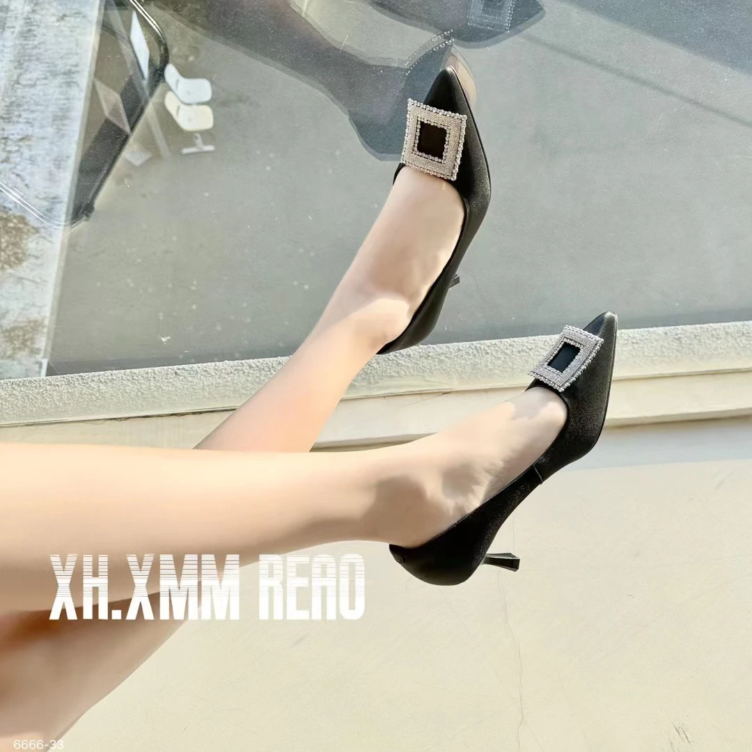 【潘文青粉丝专享】设计师女鞋手工定制款6666-33【春款】