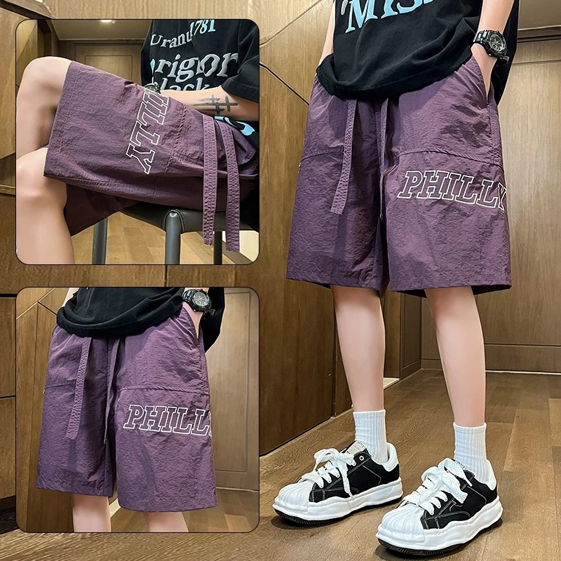 短裤男款夏季爆款2025新款男士休闲裤痞帅潮男裤子五分裤运动短裤