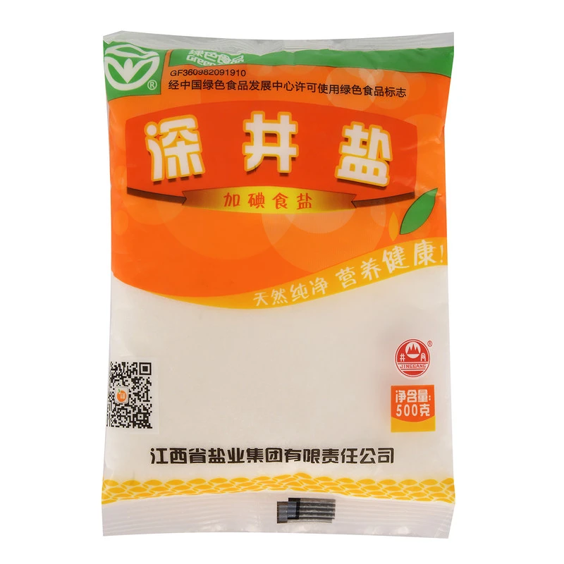 井冈精制深井盐(加碘)500g/包