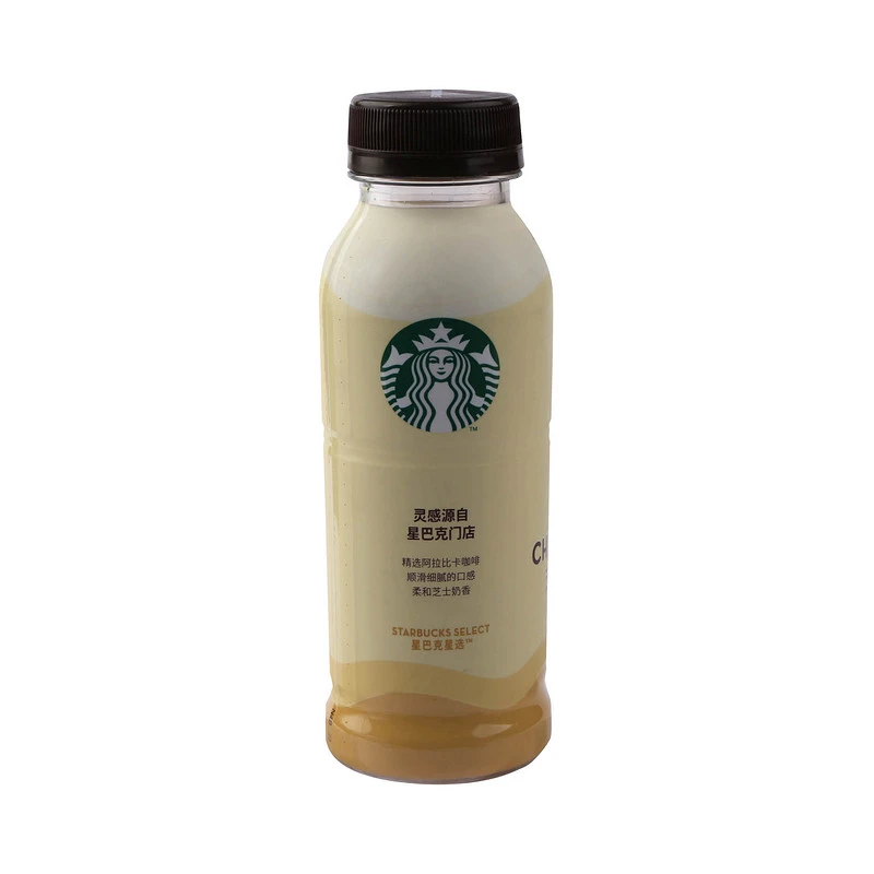 【奶茶咖啡】星巴克芝士奶香拿铁咖啡饮料270ml/瓶