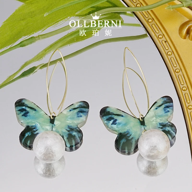 铜合金耳饰 气质轻奢时尚百搭小众复古设计师甜美优雅-5847