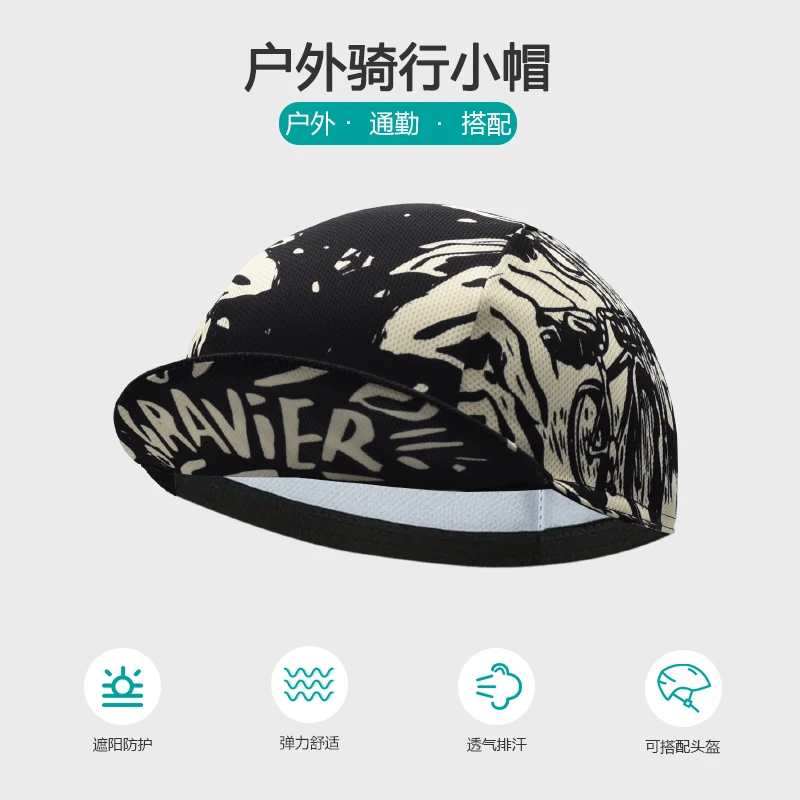 骑行小帽遮阳运动帽山地自行车头盔内衬帽头巾骑行装备