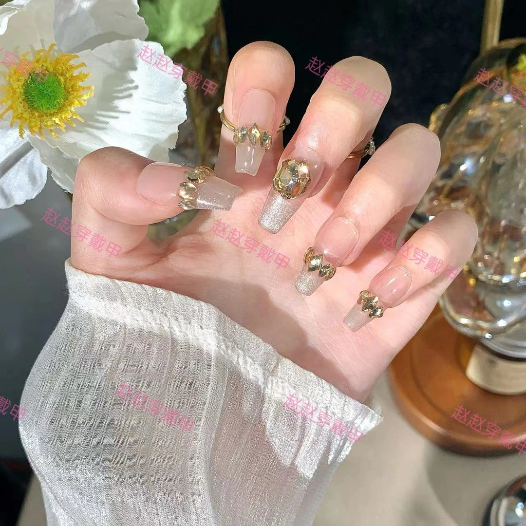 【梦巴黎】纯手工穿戴甲 时尚风