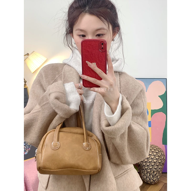 美静 羊驼毛大衣XMZH2320