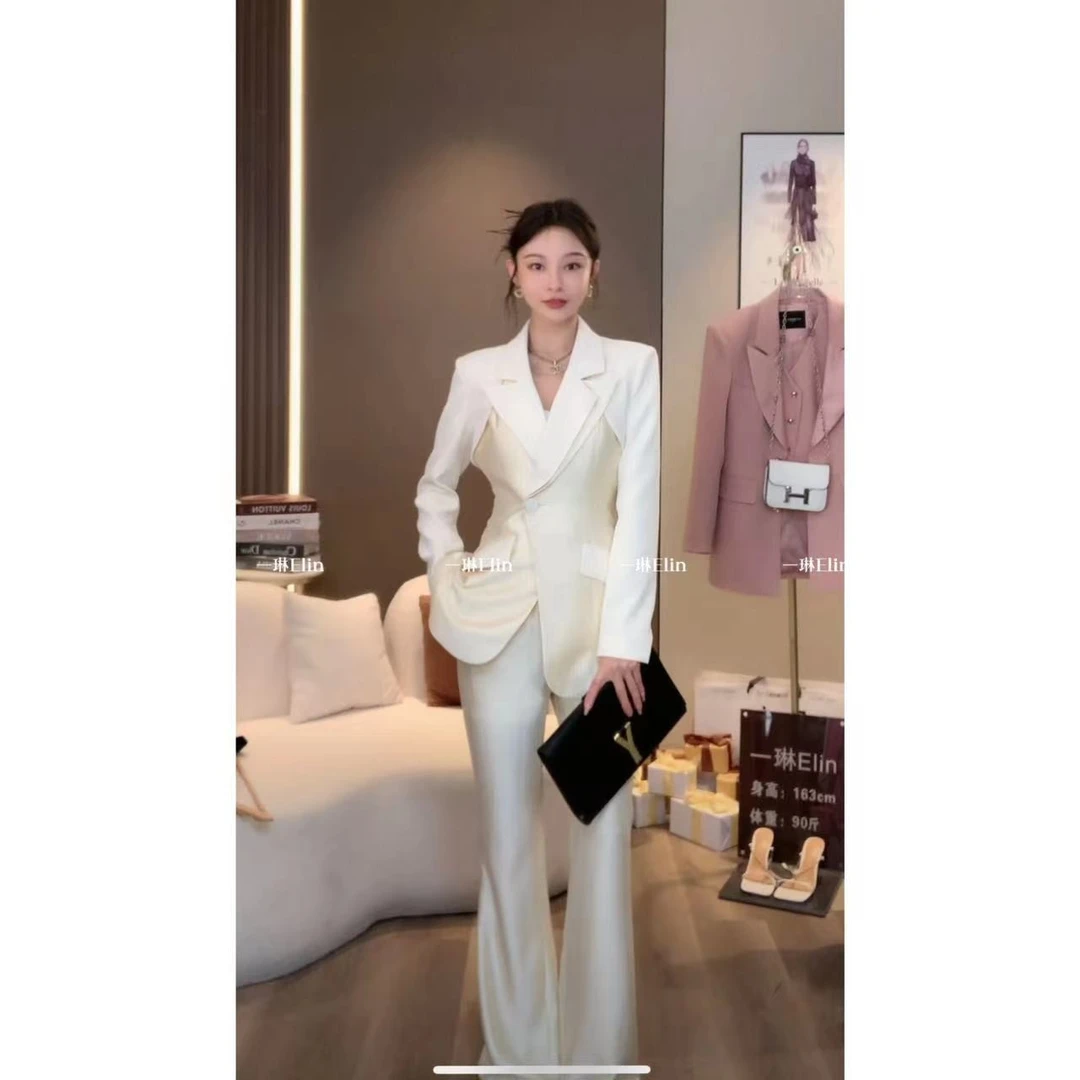 一琳Elin【钢琴键】轻奢高定西装套装xmGS975
