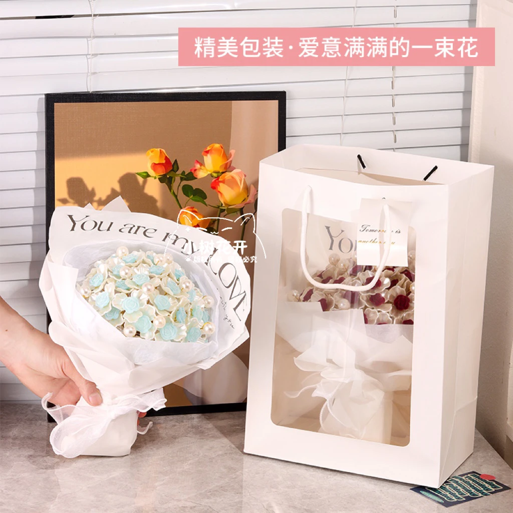 成品玫瑰花永生花生日礼物情侣情人节送给女朋友惊喜浪漫三生三世