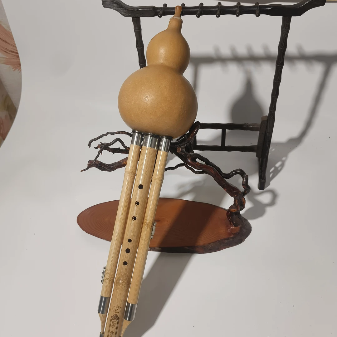 歌集楠竹缩孔F调葫芦丝小把位中老年初学手小好按孔大音量