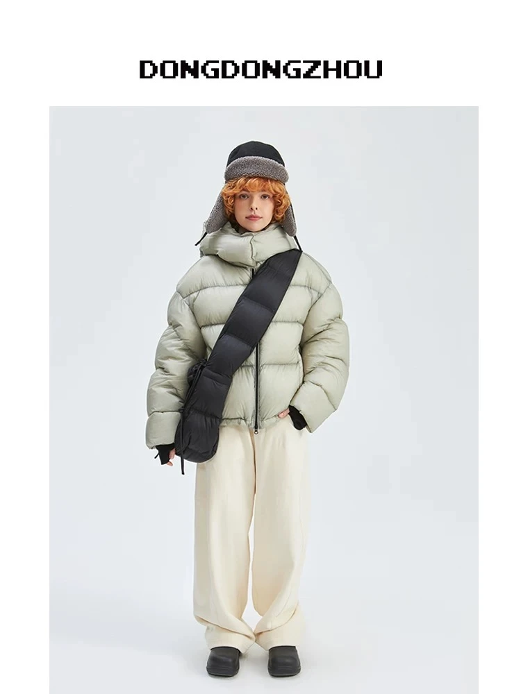 DONGDONGZHOU2024 D0169冬新款无内胆设计师品牌女装秋冬冬季时尚