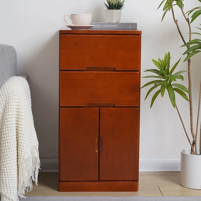 实木斗柜靠墙卧室床尾收纳储物柜子抽屉柜客厅置物小立柜
